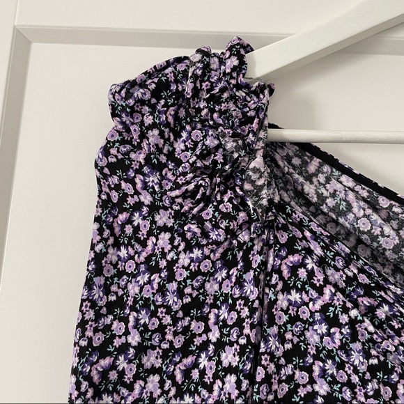 Zara Floral Print Ruffle Blouse - Picture 4 of 4